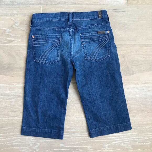 7 For All Mankind Pants - 7FAM Dojo Denim Bermuda Shorts